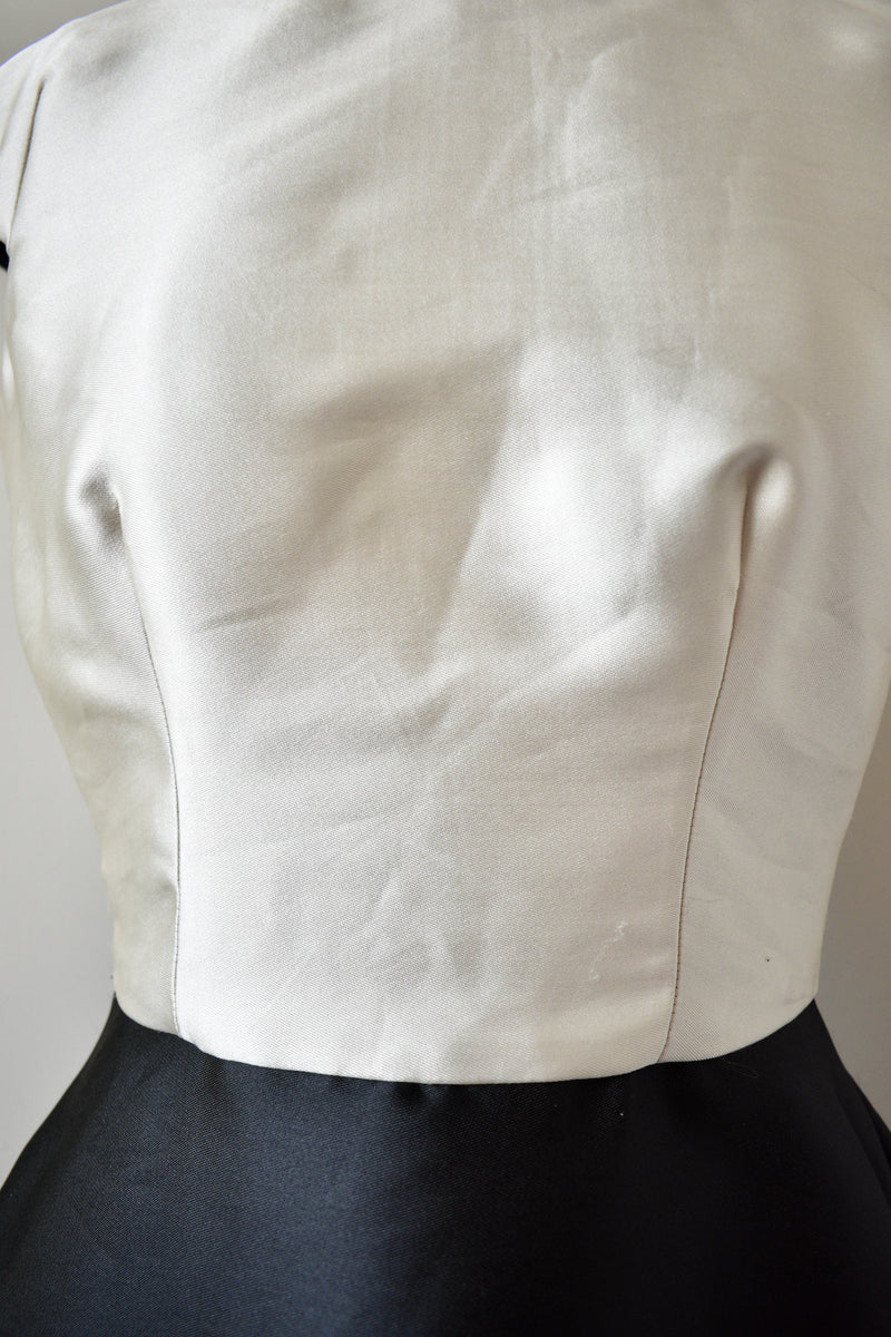 Carolina Herrera Cream/Black Dress