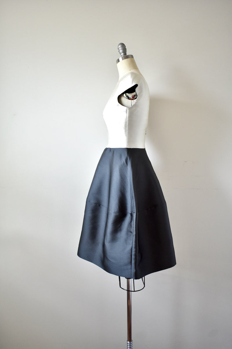 Carolina Herrera Cream/Black Dress