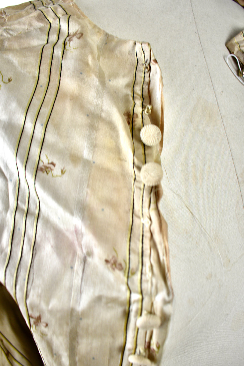 Vintage Victorian Gold Button Down Top-Study