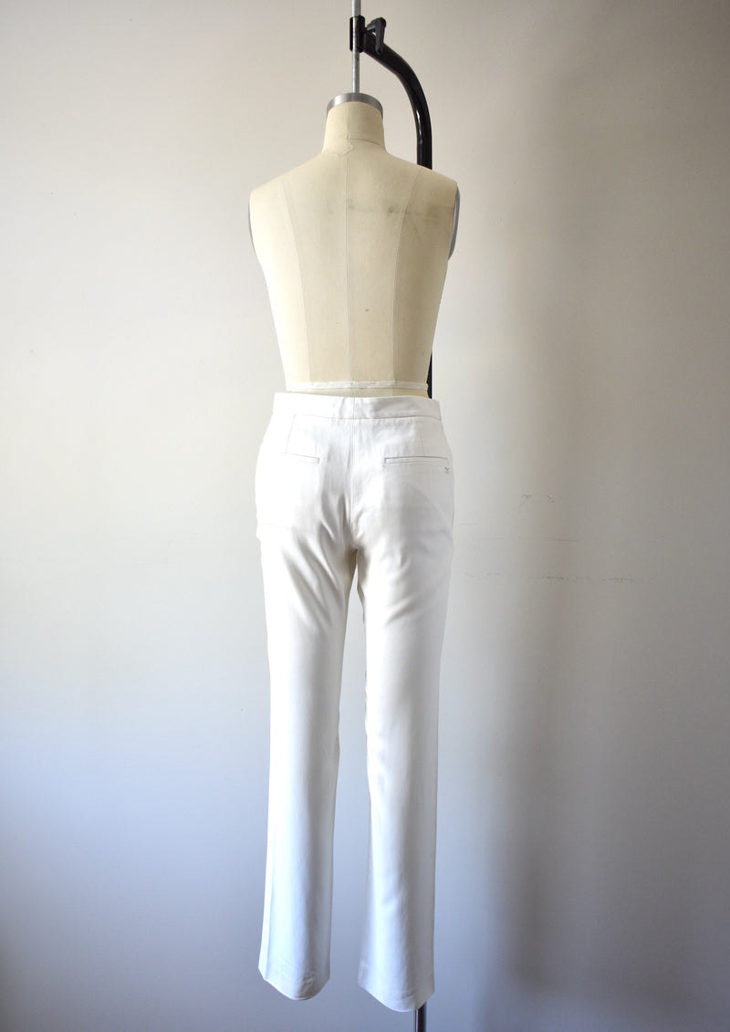 Chanel White Pants From The Spring Collection 2009 – Vintage World Rocks