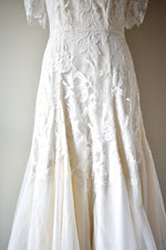 Vintage Cream Tulle Gown