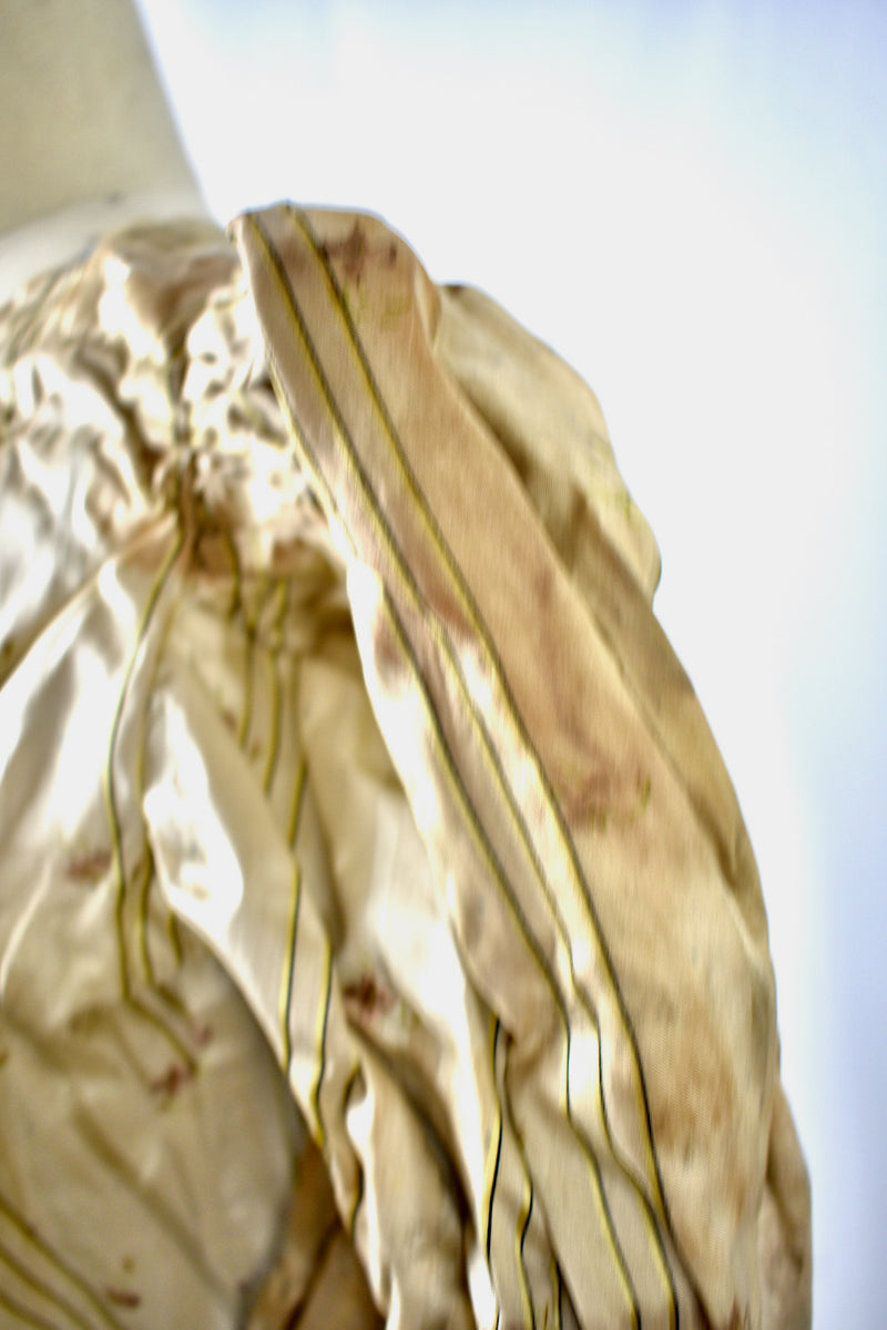 Vintage Victorian Gold Button Down Top-Study