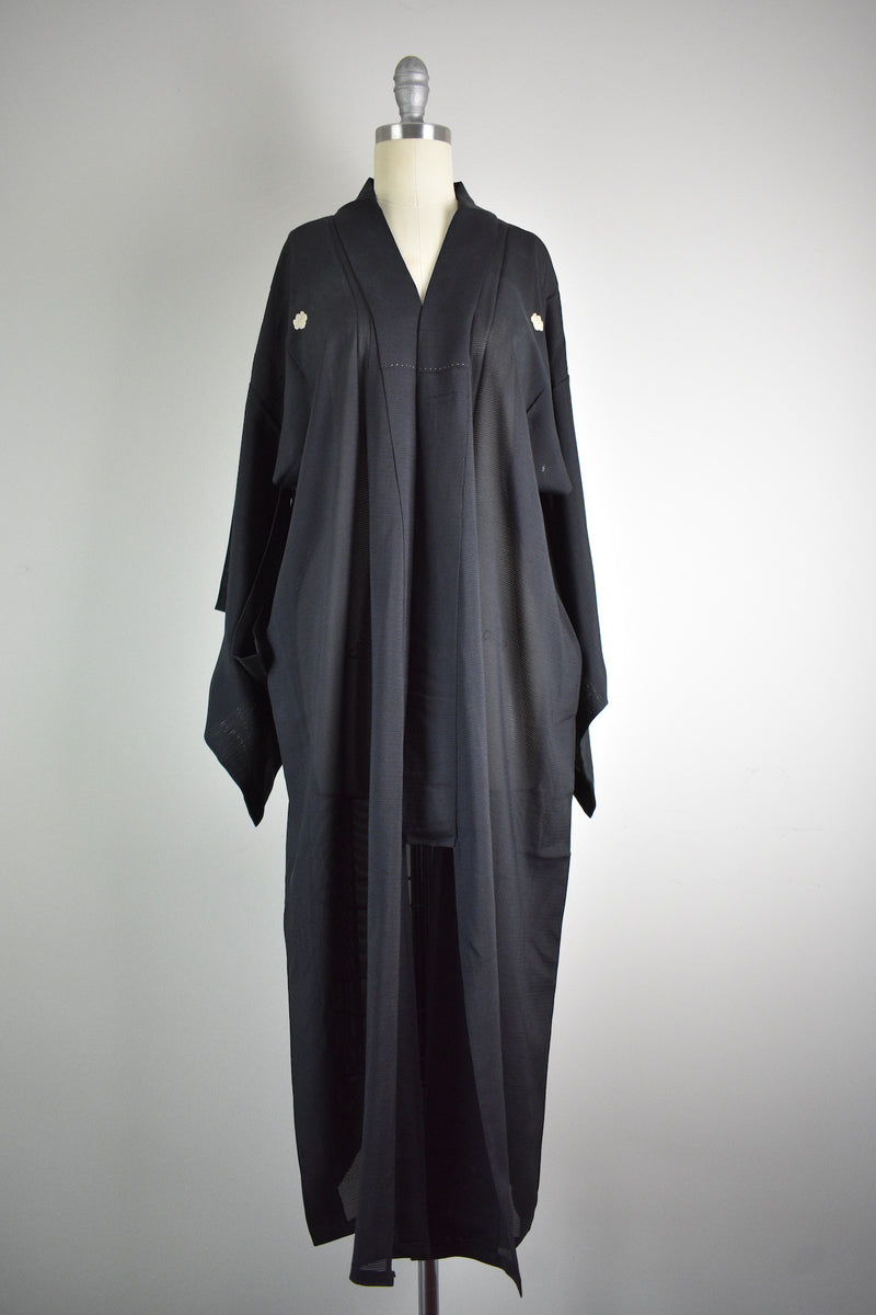 Vintage 1960s Era  Handmade Silk Kimono Wrapper OS