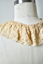 Vintage 1930s Cream Lace Collar