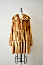 Brown Faux Fur Coat Size Small