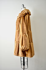 Brown Faux Fur Coat Size Small