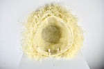 Vintage 1960s Jan Leslie Custom Design Ivory Ostrich Feather Hat